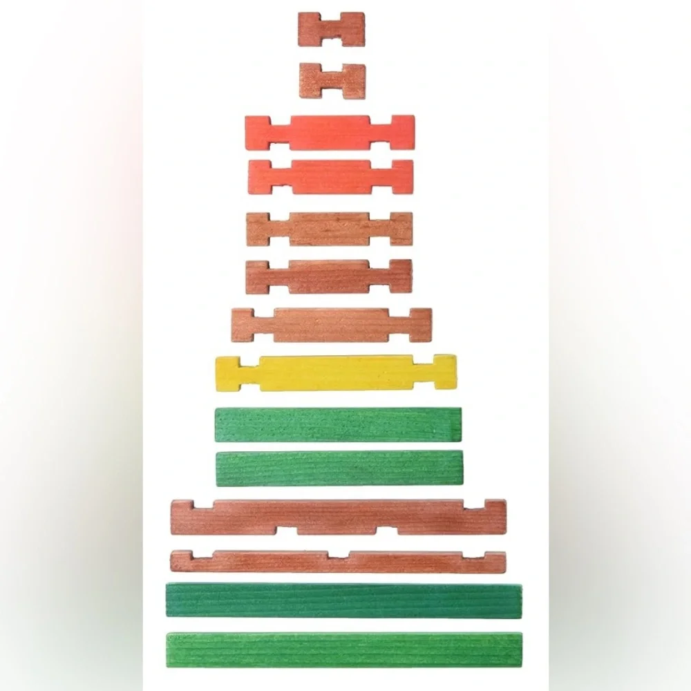 KIDS Roy Toy Special Edition Deluxe Log Building Set - 250+ Pieces‎